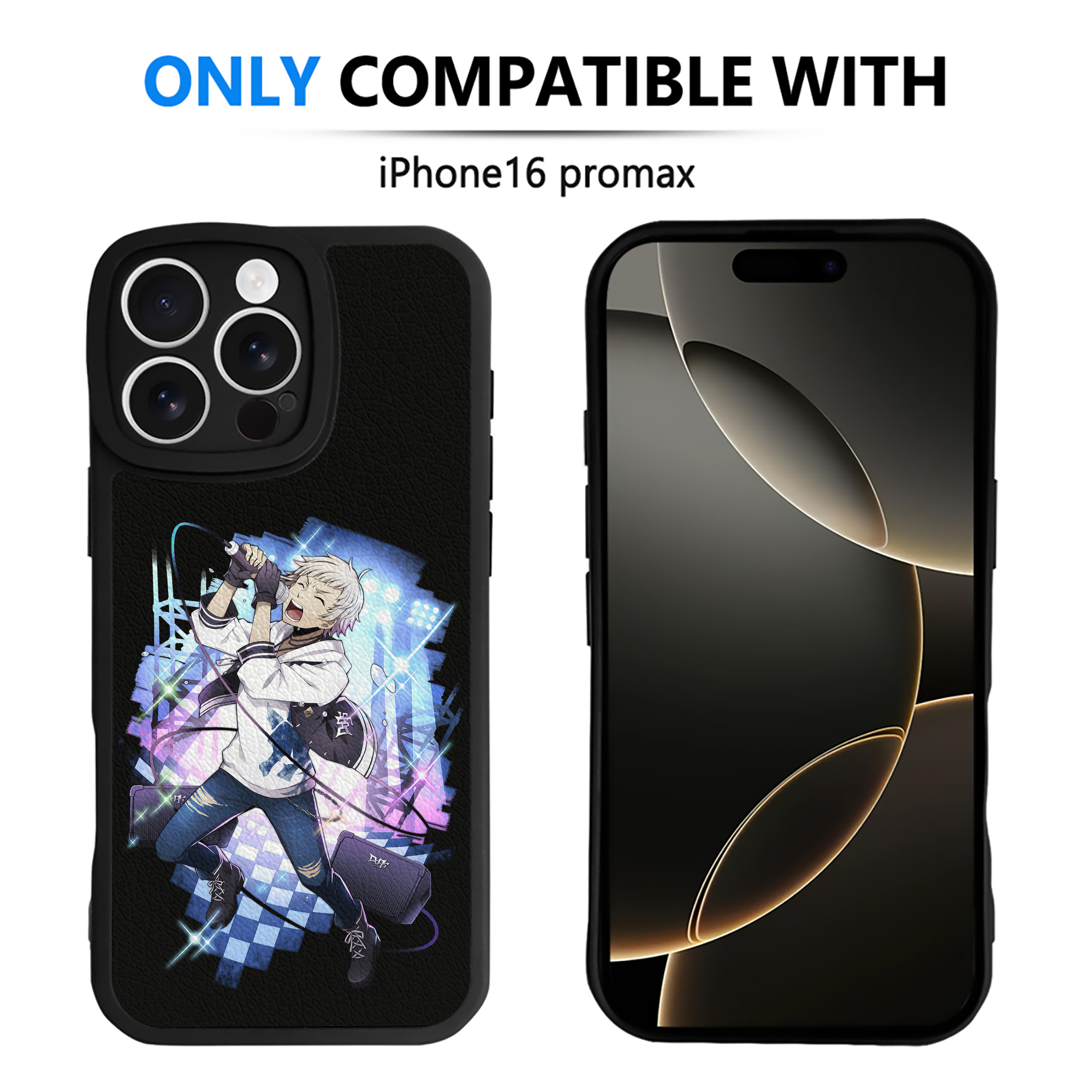 （画像用） 文豪ストレイドッグス Bungo Stray Dogs 【iPhone 16シリーズ対応】シリコンスマホケース（レザー調） 材質：シリコン